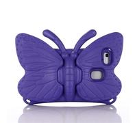 Jenyoog Case for Samsung Galaxy Tab A 8 Inch 2019 SM-T290 T295,Cute Butterfly Case with Stand for Kids Light Weight EVA Rugged Shockproof Heavy Duty Cover (Purple)
