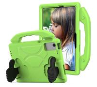 Jenyoog Case for Samsung Galaxy Tab A11+/A11 Plus 2025 SM-X230/X235/X236 11 Inch,Kids Shockproof EVA Cover with Folding Thumbs Kickstand,Fully-Body Rugged & Portable Handle (Green)