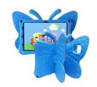 Jenyoog Case for Samsung Galaxy Tab A8 10.5 Inch 2022/2021(SM-X200/X205/X207),Cute Butterfly Case with Stand for Kids Light Weight EVA Rugged Shockproof Heavy Duty Cover (Blue)