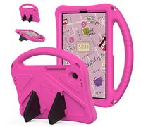Jenyoog Case for Samsung Galaxy Tab A9 8.7 Inch 2023 Model (SM-X110/X115/X117) for Kids - Durable Lightweight EVA Heavy Duty Shockproof Protective Handle Stand Cover (Pink)