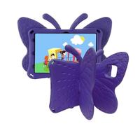 Jenyoog Case for Samsung Galaxy Tab S6 Lite 10.4 inch 2024/2022/2020,Cute Butterfly Case with Stand for Kids Light Weight EVA Rugged Shockproof Heavy Duty Cover (Purple)