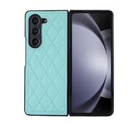 Jenyoog Case for Samsung Galaxy Z Fold 7,Soft PU Leather Diamond Pattern Shockproof Protective Cover for Samsung Galaxy Z Flip 7,Green