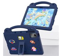 Jenyoog Case for TCL NXTPAPER 11 WiFi/Tab 11 Inch,Foldable Wing Kickstand Cover with Shoulder Strap,EVA Drop Protection Rugged Shockproof,Kids Friendly Gift (Dark Blue)