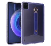Jenyoog Case for Xiaomi Pad 7 / Xiaomi Pad 7 Pro 11.2 Inch Tablet,Premium Smooth Shockproof TPU Transparent Cover with Soft Hand Strap,All-Angle Drop Protection (Purple)