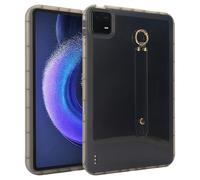 Jenyoog Case for Xiaomi Pad 7 / Xiaomi Pad 7 Pro 11.2 Inch Tablet,Premium Smooth Shockproof TPU Transparent Cover with Soft Hand Strap,All-Angle Drop Protection (Gray)