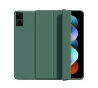 Jenyoog Case for Xiaomi Redmi Pad 2 Pro 12.1 inch 2025,Shockproof PU Leather Solid Color TPU Back Shell Protective Stand,Ultra Slim Cover (Dark Green)