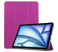 Jenyoog for iPad Air 6th Generation 11 Inch Case M2 2024, iPad Air 5th Gen Case 2022/iPad Air 4th Gen Case 2020 10.9 Inch with Pencil Holder[Auto Sleep/Wake],Trifold Smart Stand Case (Purple)