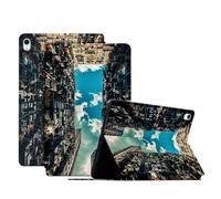 Jenyoog for iPad Air 6th Generation Case 11 inch 2024, iPad Air 5th / iPad Air 4th Generation case 10.9 inch,Protective Leather Case with Auto Sleep Wake Folio Cover (City Sky)