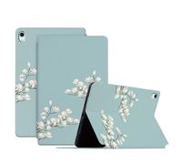 Jenyoog for iPad Air 6th Generation Case 11 inch 2024, iPad Air 5th / iPad Air 4th Generation case 10.9 inch,Lightweight Smart Cover Adjustable Auto Wake/Sleep (Gardenias)
