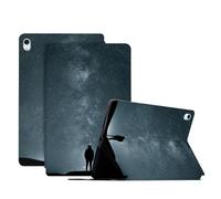 Jenyoog for iPad Air 6th Generation Case 11 inch 2024, iPad Air 5th / iPad Air 4th Generation case 10.9 inch,Protective Leather Case with Auto Sleep Wake Folio Cover (Lonely Night)