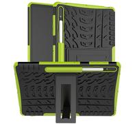 Jenyoog for Samsung Galaxy Tab S10 Plus/ S9 FE Plus/ S9 Plus 5G Tablet Case 12.4'',Dual Layer Heavy Duty Shockproof Impact Resistance Protective Cover with Kickstand (Green)