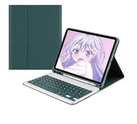 Jenyoog Keyboard Case for iPad 9.7 inch, Cover for iPad Air 1 2 Pro 5th 6th 2018 2017 Generation, Lightweight Slim Wireless Cover with Detachable Bluetooth Keyboard for iPad 9.7 inch (Dark Green)
