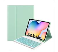 Jenyoog Keyboard Case for Samsung Galaxy Tab A7 10.4" 2022 2020 Case (SM-T503/T500/T505/T507),Detachable Wireless Keyboard Stand Cover with Pencil Holder for Galaxy Tab A7 Tablet (Green)