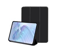 Jenyoog Magnetic Case for Oppo Pad SE 11 inch 2025,Shockproof PU Leather Solid Color TPU Back Shell Protective Stand Cover (Black)