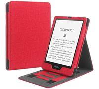 Jenyoog Stand Case for 6" All New Kindle 11th Generation 2022 Release - Premium PU Leather Cover Auto Sleep/Wake and Hands-free Viewing,Only for Basic Kindle 2022 (Red)