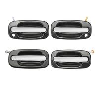 Jeocoai Car Exterior Door Handle Outer Door Handle for GMC for Sierra 1500 2500 3500 for Yukon XL 4pcs Front/Rear Exterior Handles