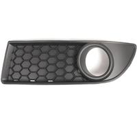 Jeocoai Car Fog Grille Double Bridge Grill for VW For Polo 2005-2009 1Pcs Car Fog Light Grille Front Bumper Spot 6Q0853665E 6Q0853666G(L)