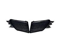 Jeocoai Front bumper Car Accessoires For Tesla for Model S 2016-2020 Bumper for Active Shutter Grille Front Fog Lamp Case Frame(Left Driver Side)