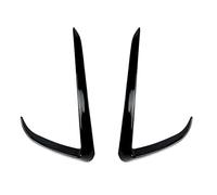 Jeocoai Front bumper For Tesla for Model 3 for Y 2017-2023 Front Bumper Fog Lamp Wind Knife Spoiler 1Pair Car Trim(For Y Glossy Black)