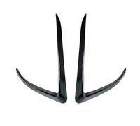 Jeocoai Front bumper For Tesla for Model X 2015-2020 Front Bumper Splitter Fog Lamp Grill Spoiler Cover Air for Vent Wind Knife Body Kits(Carbon look)
