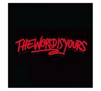 Jeocoai Neon Light Sign Neon Sign neon Panel THE WORLD IS YOURS Wall Decor