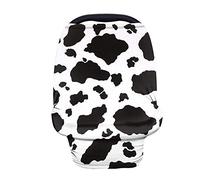 JEOCODY Cow Print Baby Car Seat Carseat Canopy Covers Personalised Nursing Privacy Protection Multi-Use Breastfeeding Shawl