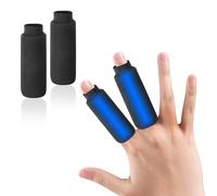 JEONEKID Finger Cold Gel Ice Pack, 2pcs Finger Ice Sleeves, Reusable Cryotherapy Compression Sleeve for Finger Toe Injuries, Arthritis, Tendonitis, Gout, Sprains