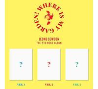 JEONG SEWOON WHERE IS MY GARDEN! 5th Mini Album ( VER.1 + VER.2 + VER.3 -SET ) ( Incl. 3ea CD+FOLDED POSTER+3 Photo Book+3 Photo Card+3 Sticker+3 Lyrics Poster(On pack) ) SEAELD