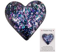 JEOPKO 1Pcs Pocket Hug Heart With Pocket Hug Card, Carry Heartwarming Message to Hug Whoever Needs Pocket Hug Token, Ornament Gifts, Positivity Gift, Special Encourage Gift for Mothers Day Valentines