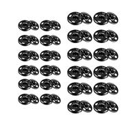 JEOPKO 24 Sets Poppers Fasteners Kit,Metal Snap Button Clasps Fastener Press-Stud Sew on Snaps Press Studs snap Fasteners Sewing,Handbag Clothes Sewing Craft DIY Supplies (7mm12mm), black