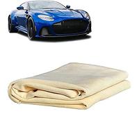 JEOPKO Chamois Leather Car Cleaning Cloth Fast Drying, High Absorbent, Shammy for Car, Mirror, Window, Kitchen Chammy Wiping Polishing Drying Vehicle Caravan Bike Motorcycle., (PXWUKZMHLMYBDLPJ)