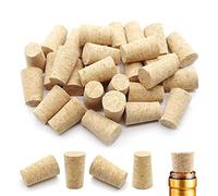 JEOPKO Corks for Craft Wood Plugs 30 Pcs Tapered Cork Stoppers Wine Natural Replacement Beer Leakproof 22x35x17mm Bottles, Liquor Bottles Cork.