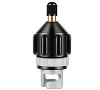 JeoPoom Sup Pump Adapter, Kayak Adapter, Valve Adapter, Multifunctional Inflatable Air Valve Converter for Surfboard, Paddle Board, Kayak(Black)