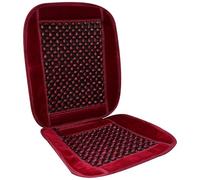 Jeorywoet Bead Seat Cover, Bead Seat Cover, Breathable Cooling Car, Minimalist Universal Massaging Car Accessories for Vehicle, Office and Travel, Wine Red
