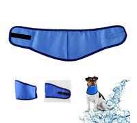 Jeorywoet Dog Cooling Bandana Size L Adjustable Dog Cooling Collar Breathable Pet Ice Cool Scarf Instant Chill Out Scarf Neck Wrap Cooler for Pet Summer, Dog Cool Vest