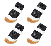 Jeorywoet Dog Shoes for Hot Weather 4PCS Breathable Dog Boots for Hot Pavement Dog Summer Shoes Non-slip Pet Paw Protector for Small Medium Large Dogs Size4, Pet Paw Protector