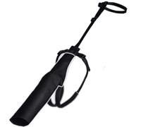 Jeorywoet Dog Tail Protector - Anti-lick Protective Cover for Wounds with Open End - Oxford Cloth - Black, L