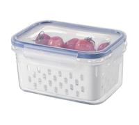 Jeorywoet Fruit Containers, Berry Containers for Fridge 850ml Airtight Fruit Storage with Removable Colander BPA-Free Plastic Fridge Organizer, Storage