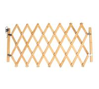 Jeorywoet Pet Gate 19x10-43in Expandable Baby Gate Wooden Rhombus Structure Dog Gate with Alloy Hardware All-purpose Cat Fence for Stairs Doors Indoor Baby Gate