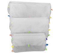 Jeorywoet Plastic Canvas Sheets, 3PCS 3 Sizes Plastic Mesh Sheet, DIY Plastic Canvas Patterns for Making Embroidery Purse Yarn Knit Crochet Crafting Plastic Canvas