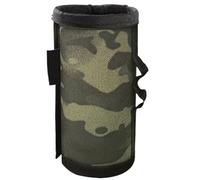 Jeorywoet Propane Canisters Storage Bag 3x6 Inch Camping Canister Gas Tank Storage Bag with Side Webbing and Pockets Thermal Gas Tank Case Anti-Fall Fuel Cylinder Storage Bag