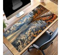 JEPGFOU Gaming Mouse Pad, 600x300x3mm XXL Mouse Mat Landscape, Large Mousepad Yellow Extended Gaming Mats for, Non-Slip Rubber Base keyboard, Stitched Edges Office Accessories for Office PjY6365 3-8