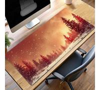 JEPGFOU Gaming Mouse Pad, 90 x 40cm XXL Mouse Mat Yellow, Large Mousepad Landscape Extended Gaming Mats for, Non-Slip Rubber Base keyboard, Stitched Edges Office Accessories for Office PjY10085 F-T