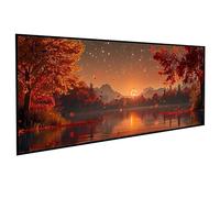 JEPGFOU Landscape Diamont Painting Leaves Diamond Art Accessories 5D Round Full Drill Gem Cross Canvas Painting Pictures Kits for Adults Beginners for LIiving Room Wall Decor, Gifts 40x80cm PJY9 W-J
