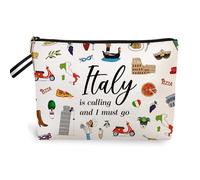 jepuyaya Paris Travel Gift Cosmetic Bag, Paris Lover Gifts Makeup Bag, Paris Travel Gift Paris City Skyline Paris Is Always A Good Idea Zipper Pouch Bag, Birthday Christmas Gifts6JM01…, Beige, Fashion