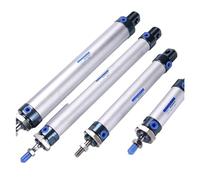 JEQGDLUI 1 Pcs cylinder MAL series aluminum alloy mini cylinder MAL20x25 20x50 20x100 20x150 20x200 20x250 20x300 20x400(MAL20x50,-S With Magenet)