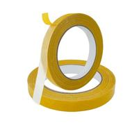 Jeqqinuz 2 Rolls Double Sided Tape, Strong Double Sided Tape Heavy Duty, Superglue Cellotape No More Nails Strips Adhesive Strips for Carpet, Wall, Mat, Craft Mounting 0.6inch x 66ft