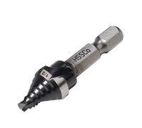 Jerax tools M35 HSS 1/2 Inch Step Drill Bit, Single Size Unibit with Double Spiral Flutes for Drilling Small Holes on Stainless Steel, Metal, Wood, Plastic