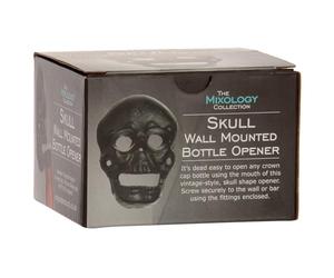 Jeray The Mixology Collection Cast Iron Wall Mounted Skull Bottle Opener
