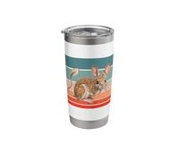 Jerboa Desert Dweller Long Legs Large Ears Jumps Animals Stainless Steel Insulated Tumbler